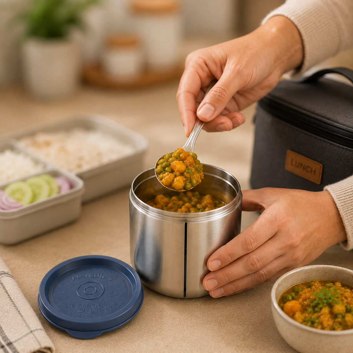 Hercules Stainless Steel Storage Container AL13300 | 275ml