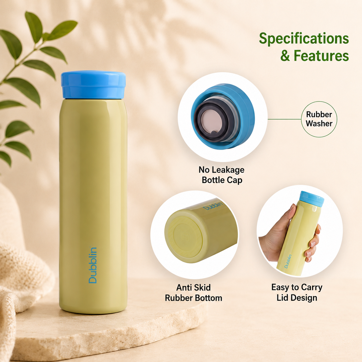 VACUUM BOTTLE JACK & JILL 300 DBN-2320 300ML