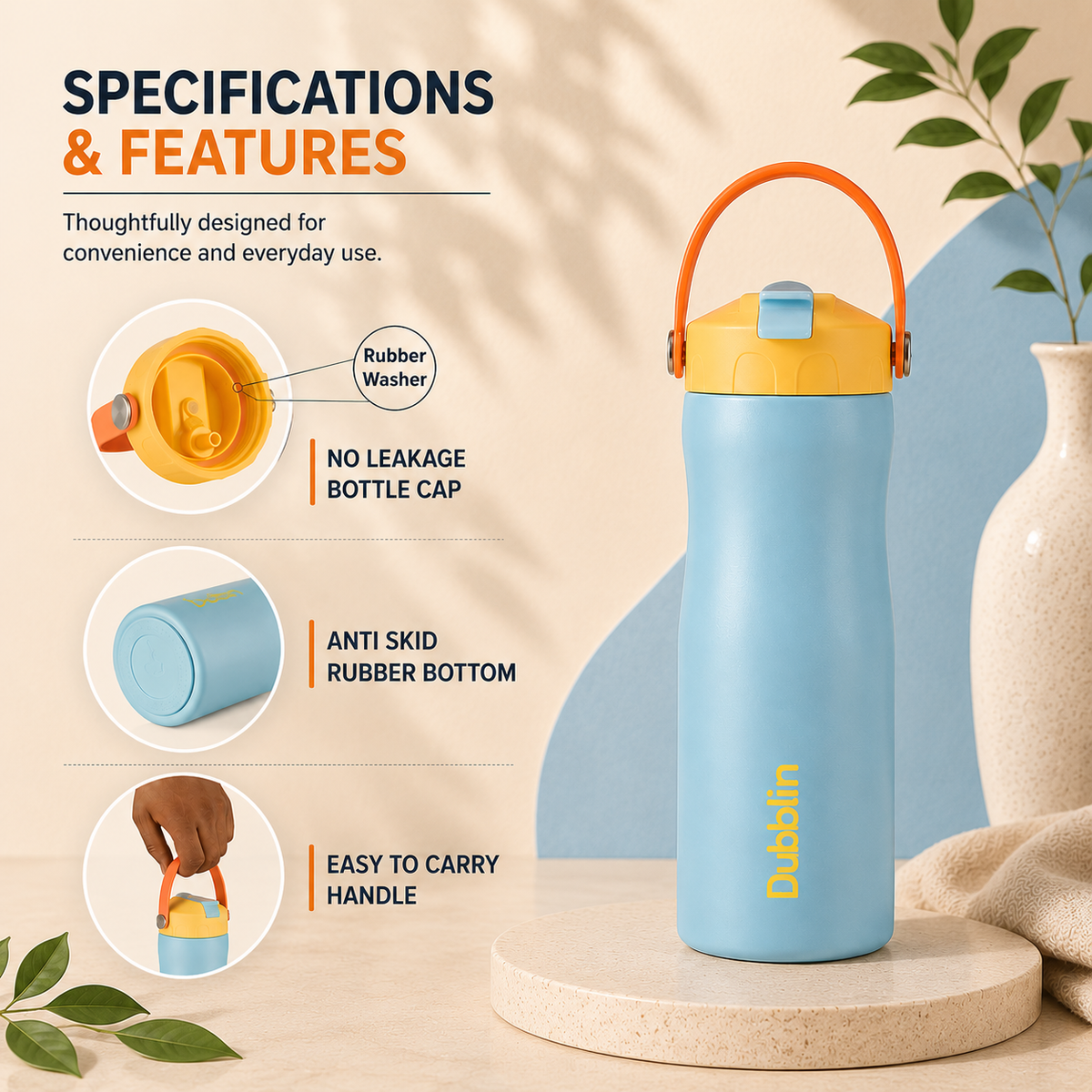 VACUUM BOTTLE FANCY 550 SS DBN-2303 550ML