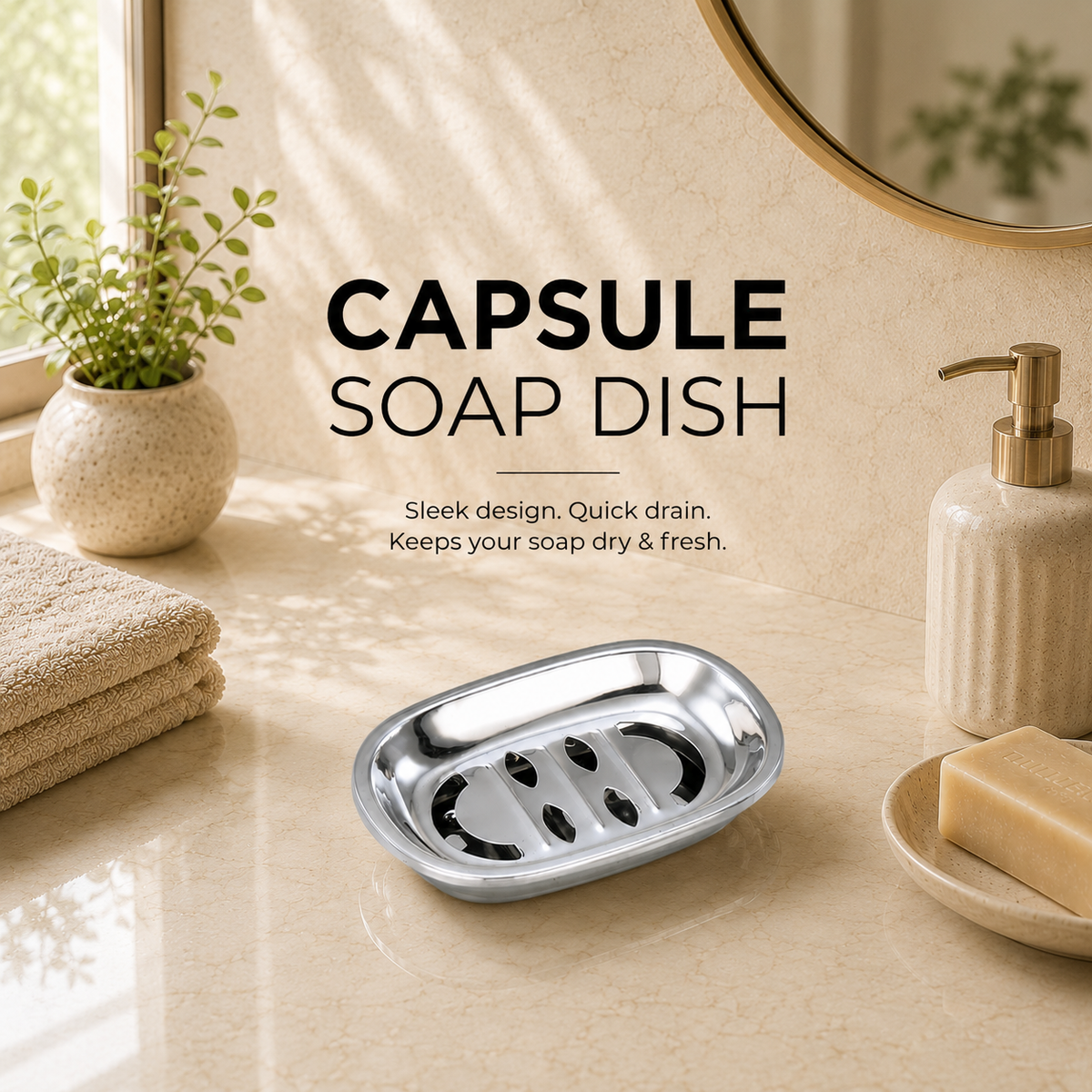 Soap Dish Capsule SBC SS
