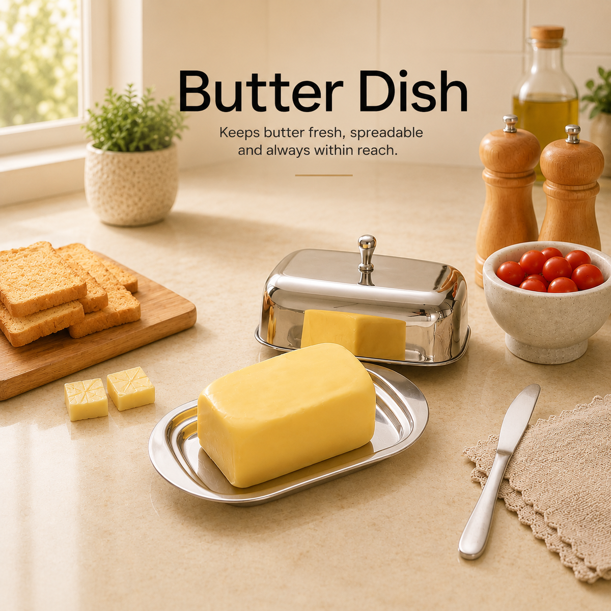 Butter Dish Big