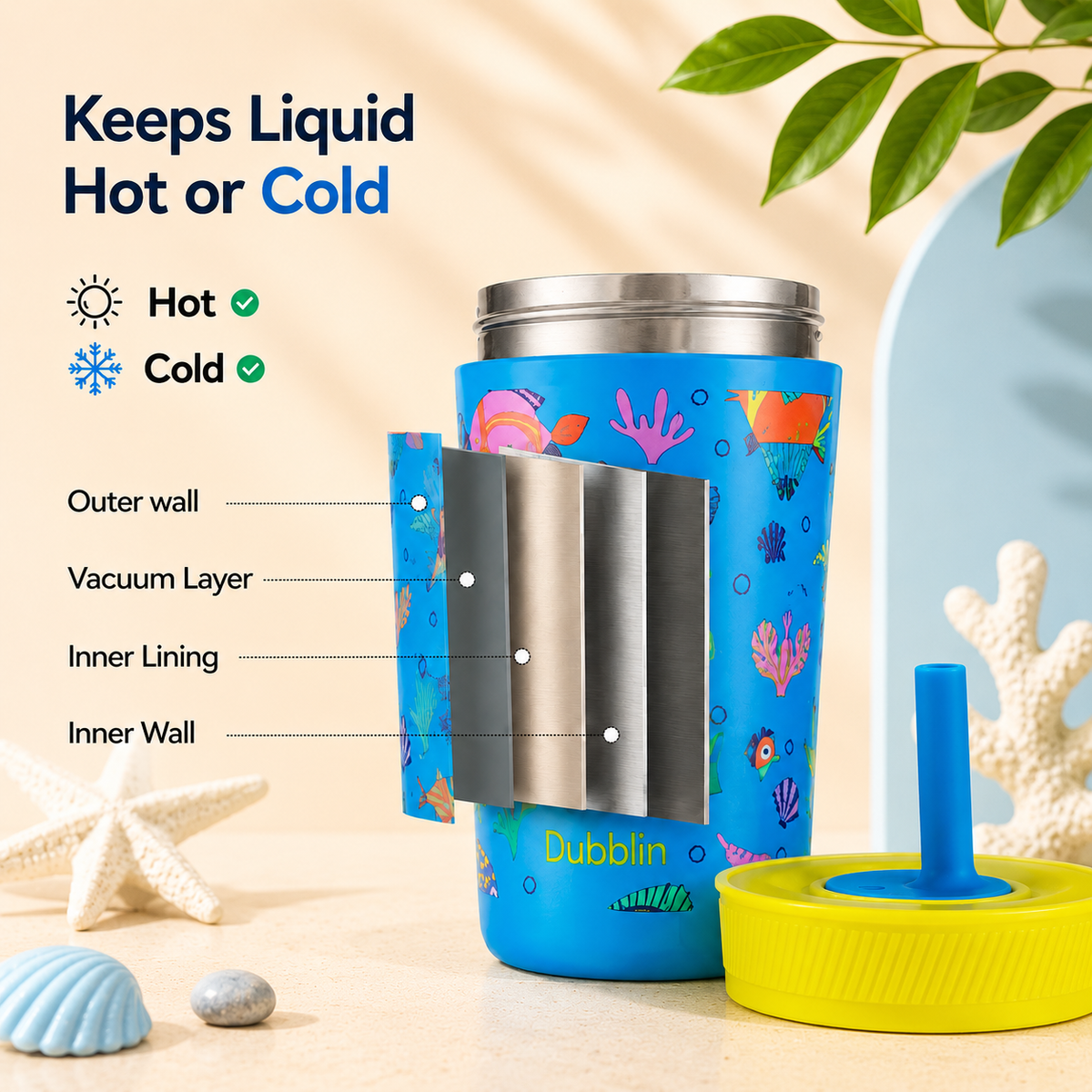 VACCUUM BOTTLE PASSION 350 DBN-2332 350ML SS