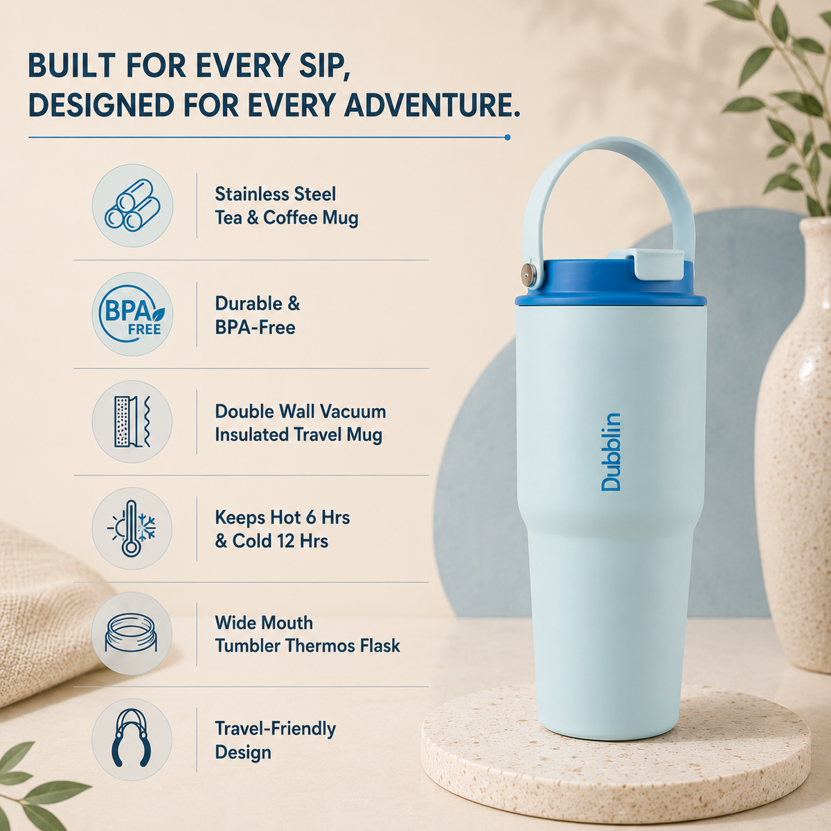 VACUUM BOTTLE CRAZE 550 DBN-2323 550ML