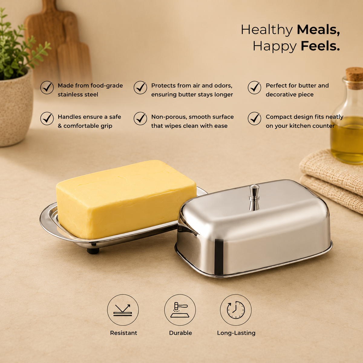 Butter Dish Big