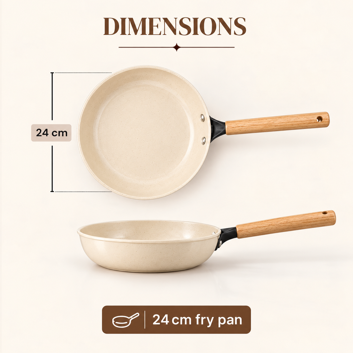 Alda Ceramico Fry Pan 24cm image 2
