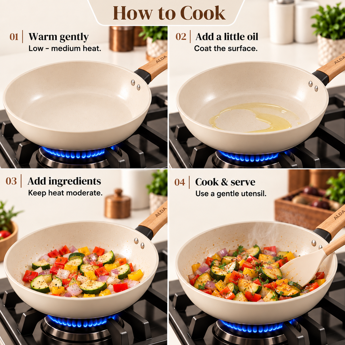 Alda Ceramico Fry Pan 24cm image 6
