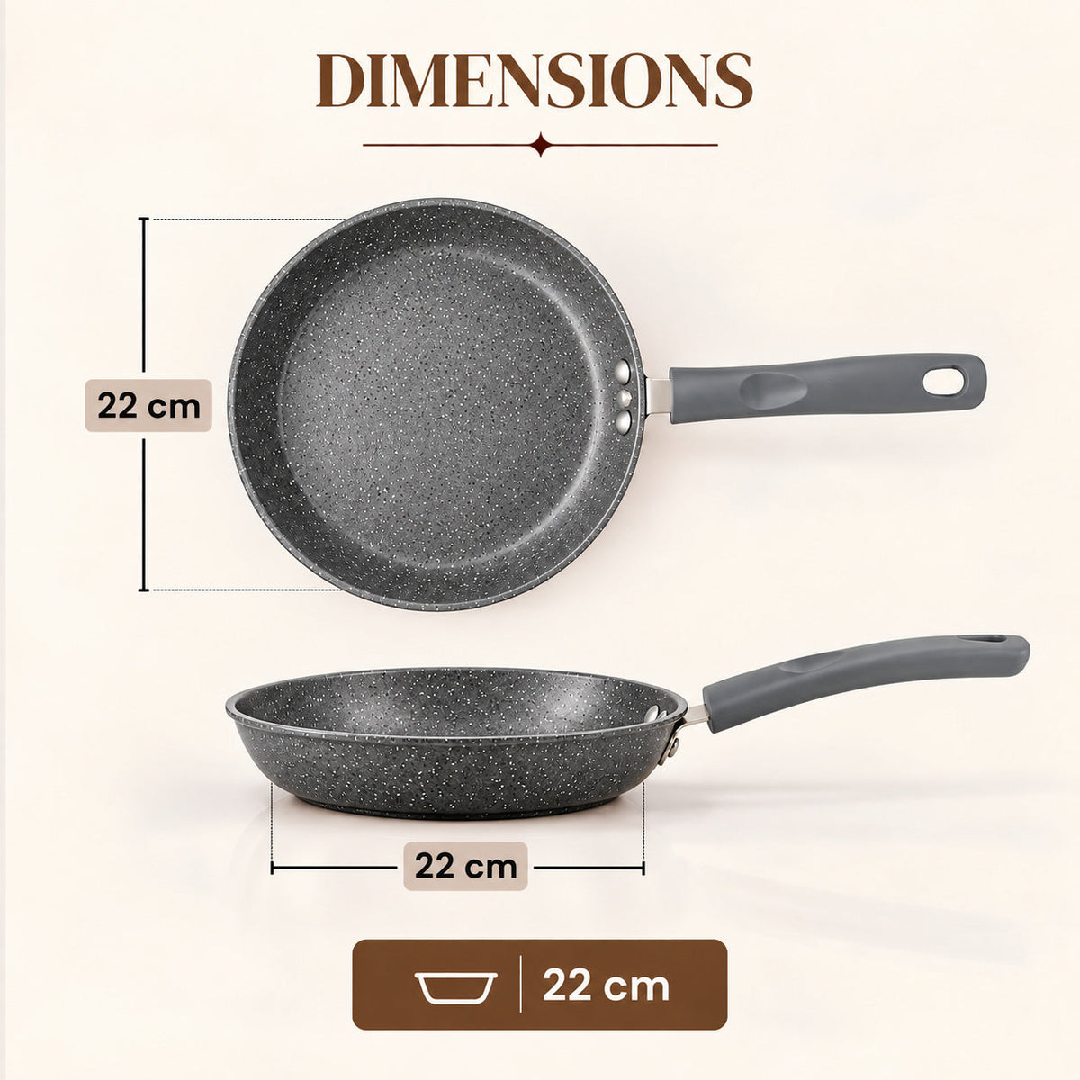 Alda Marbello Fry Pan 22cm image 2