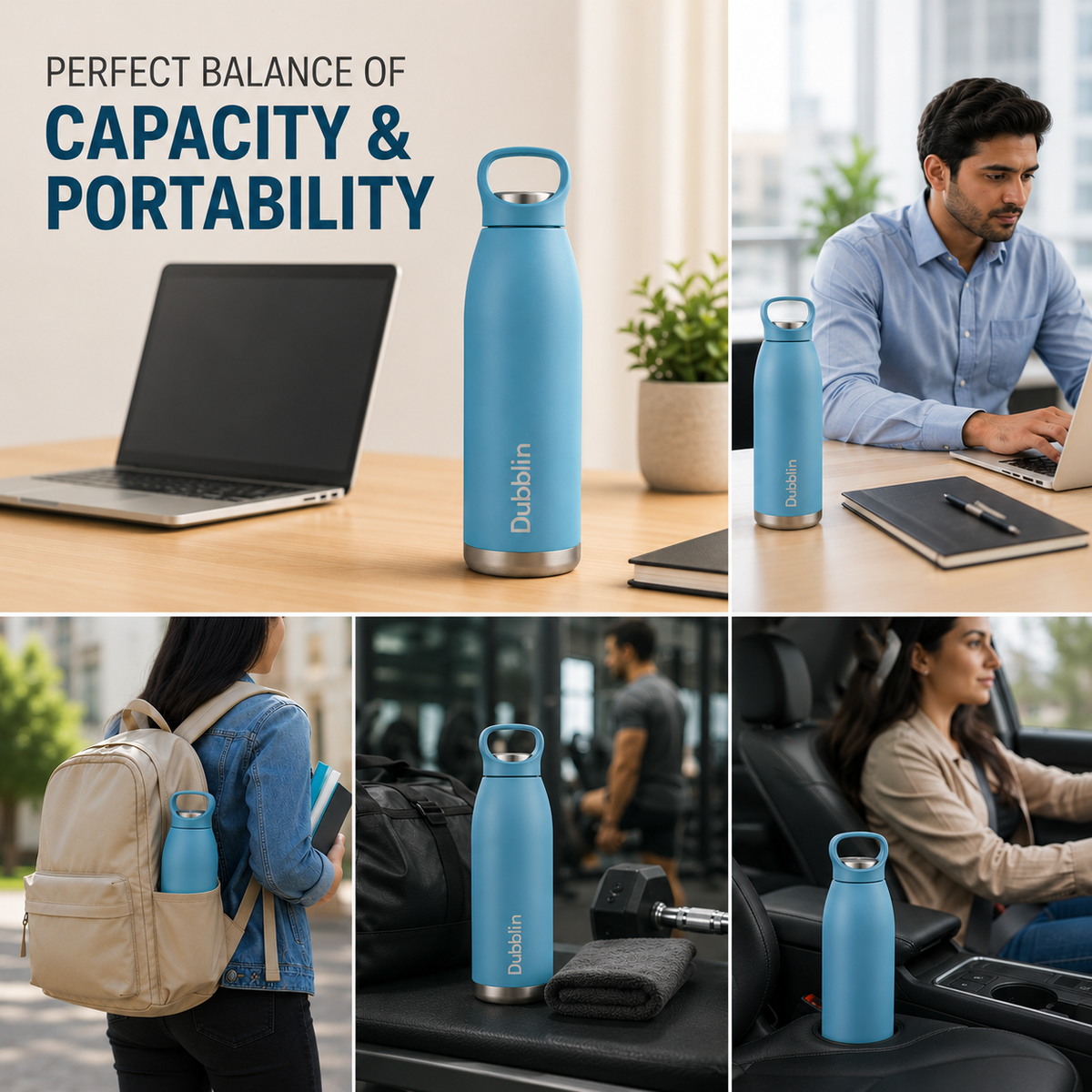 VACUUM BOTTLE HIKER 1000 SS DBN-2316 1000ML