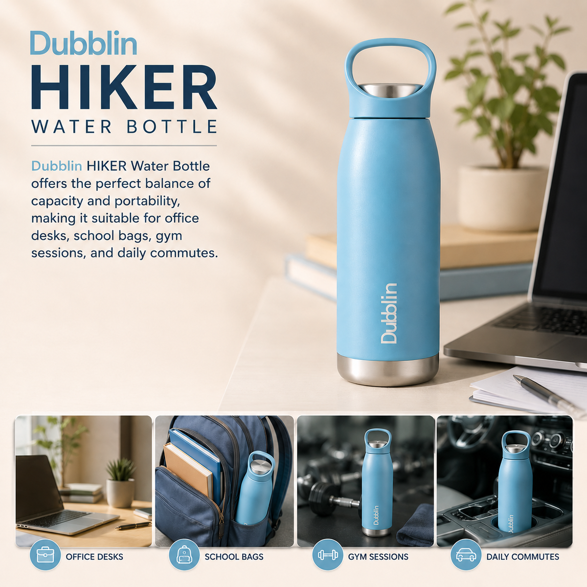 VACUUM BOTTLE HIKER 500 SS DBN-2314 500ML