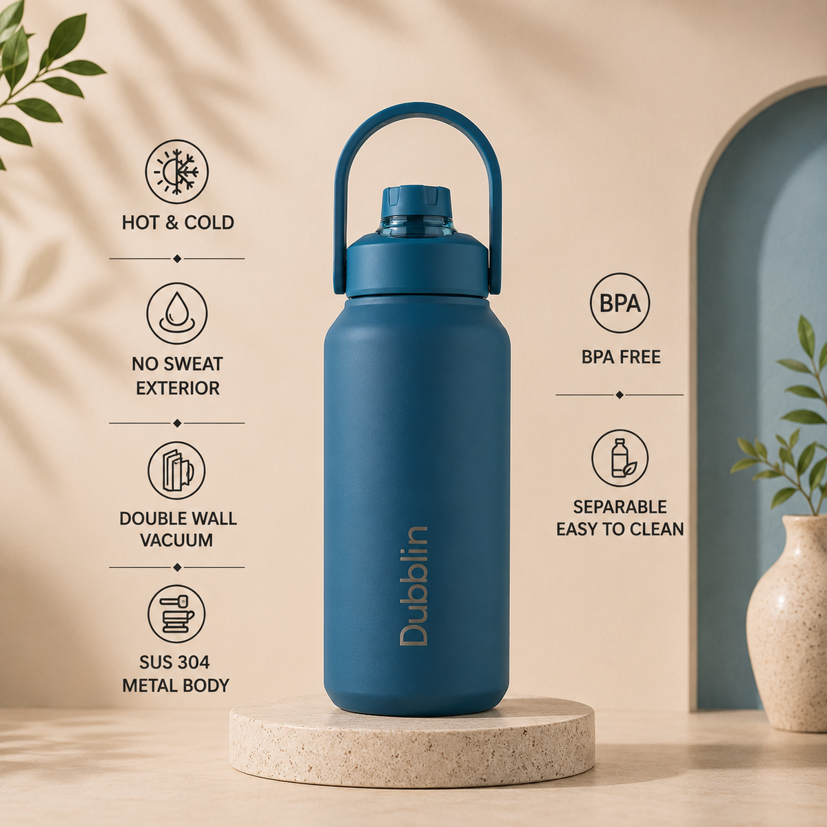 VACUUM BOTTLE JUMBO DBN-1958 1400ML