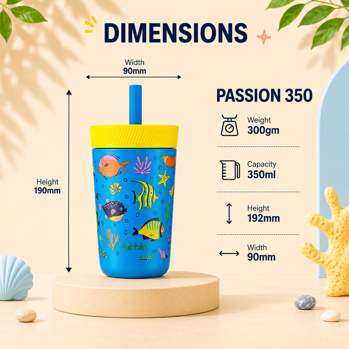 VACCUUM BOTTLE PASSION 350 DBN-2332 350ML SS