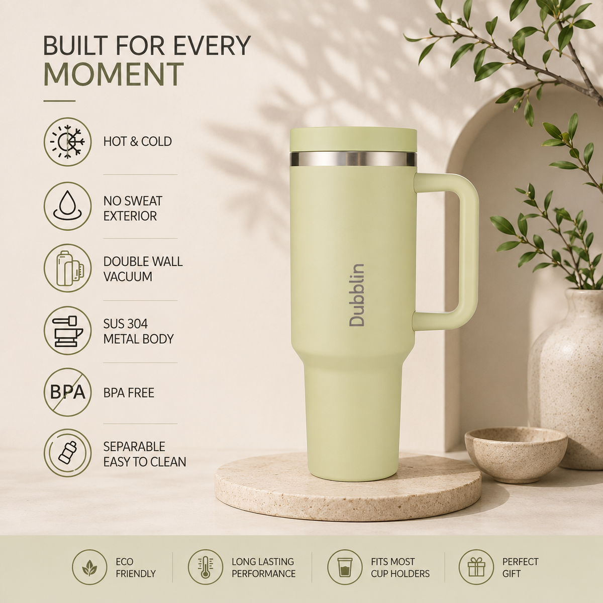 VACUUM BOTTLE BOLD 1200 SS DBN-2329 1200ML