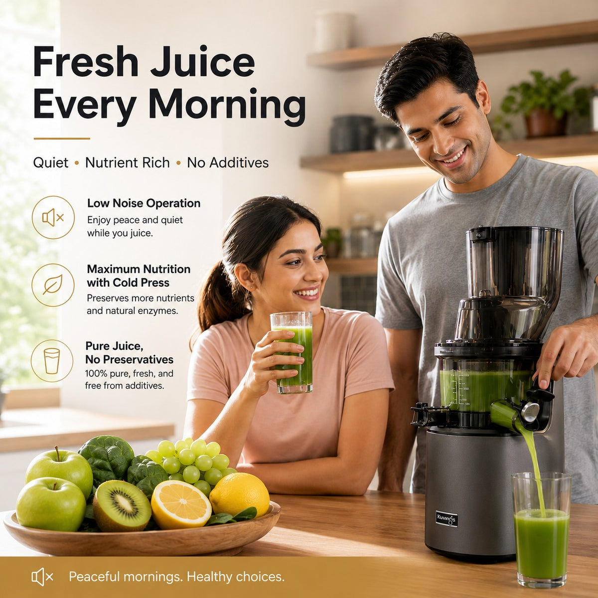 Whole Slow Juicer Whole Press B1700 Dark Silver