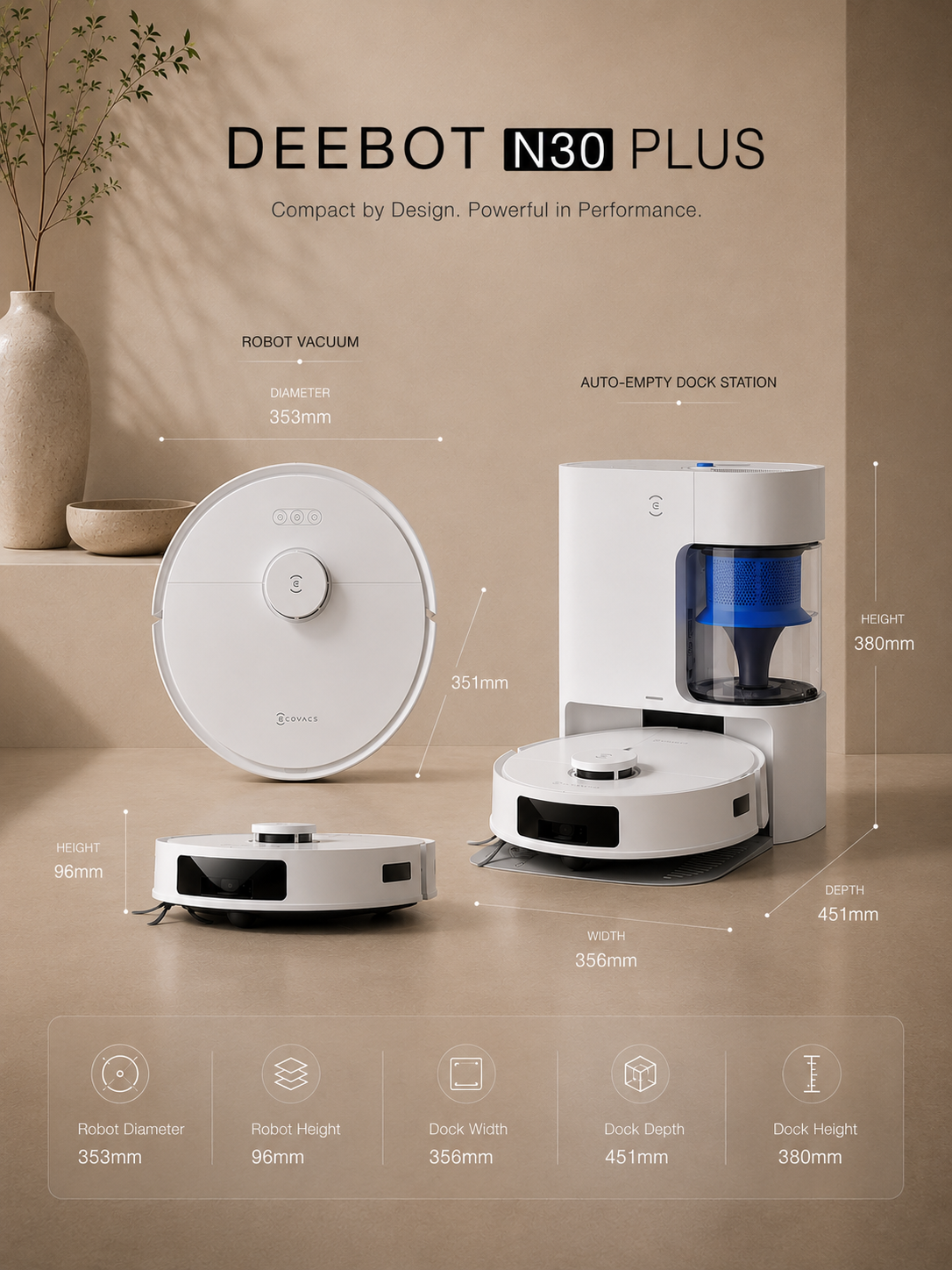 DEEBOT N30 Plus (YDLX11-3)