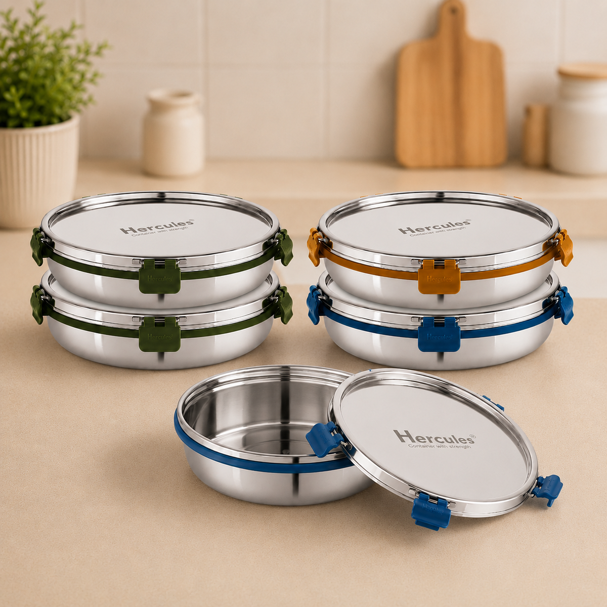 Hercules Stainless Steel Storage Container SA10600 | 1250ml