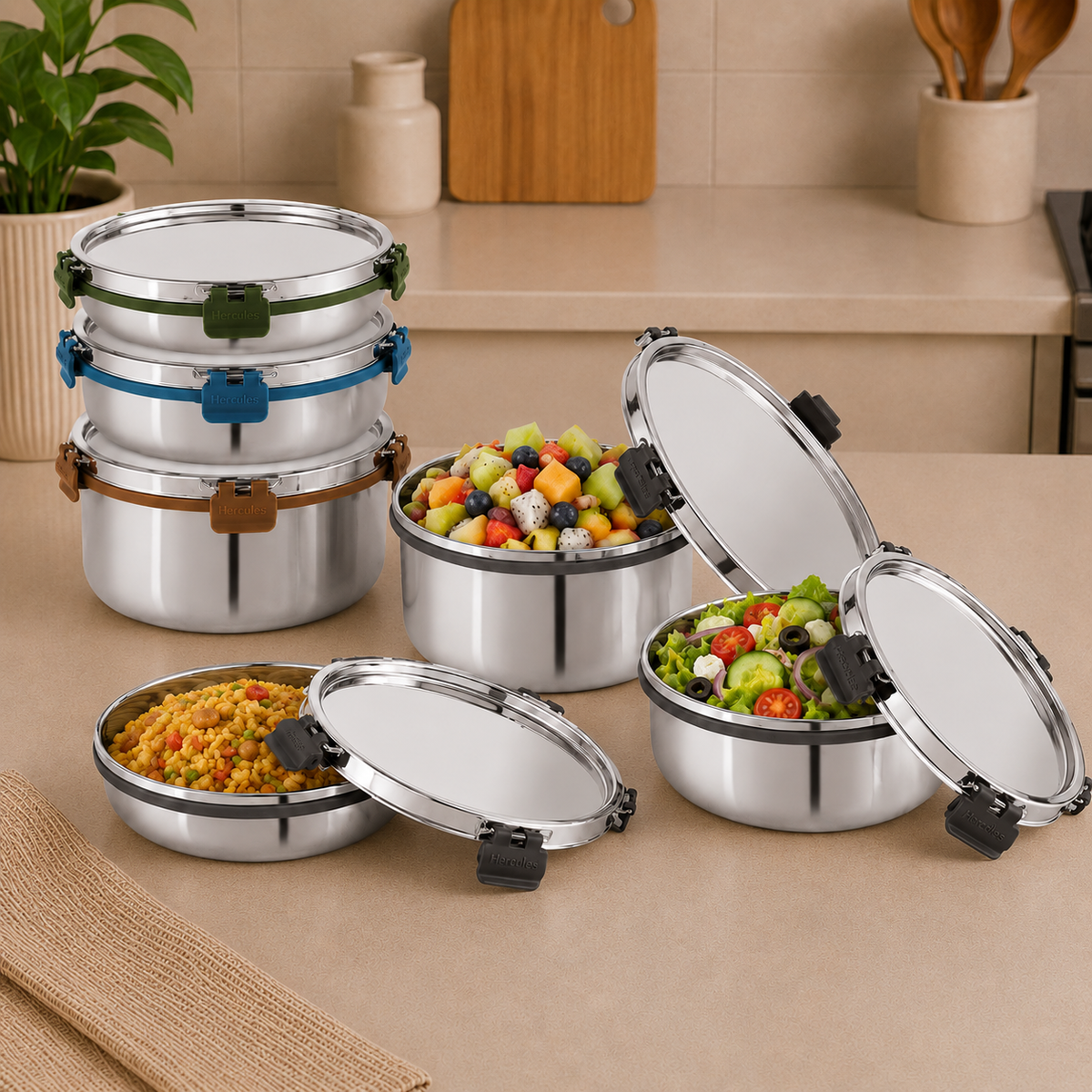 Hercules Stainless Steel Storage Container SA10501 | 1200ml