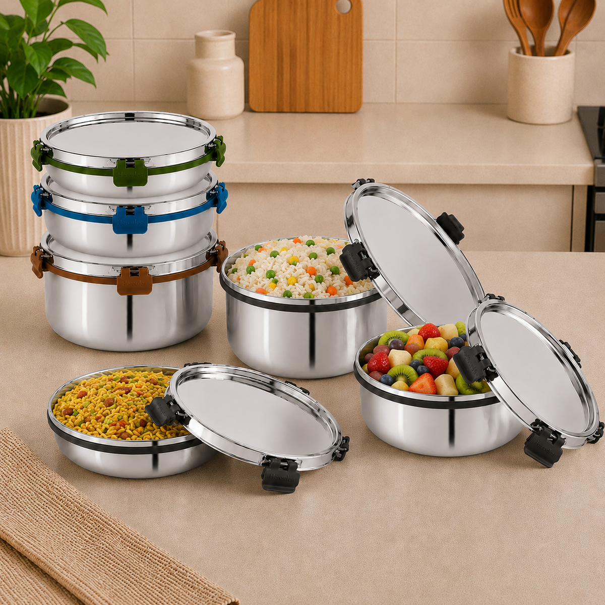 Hercules Stainless Steel Storage Container SA10602 | 3000ml