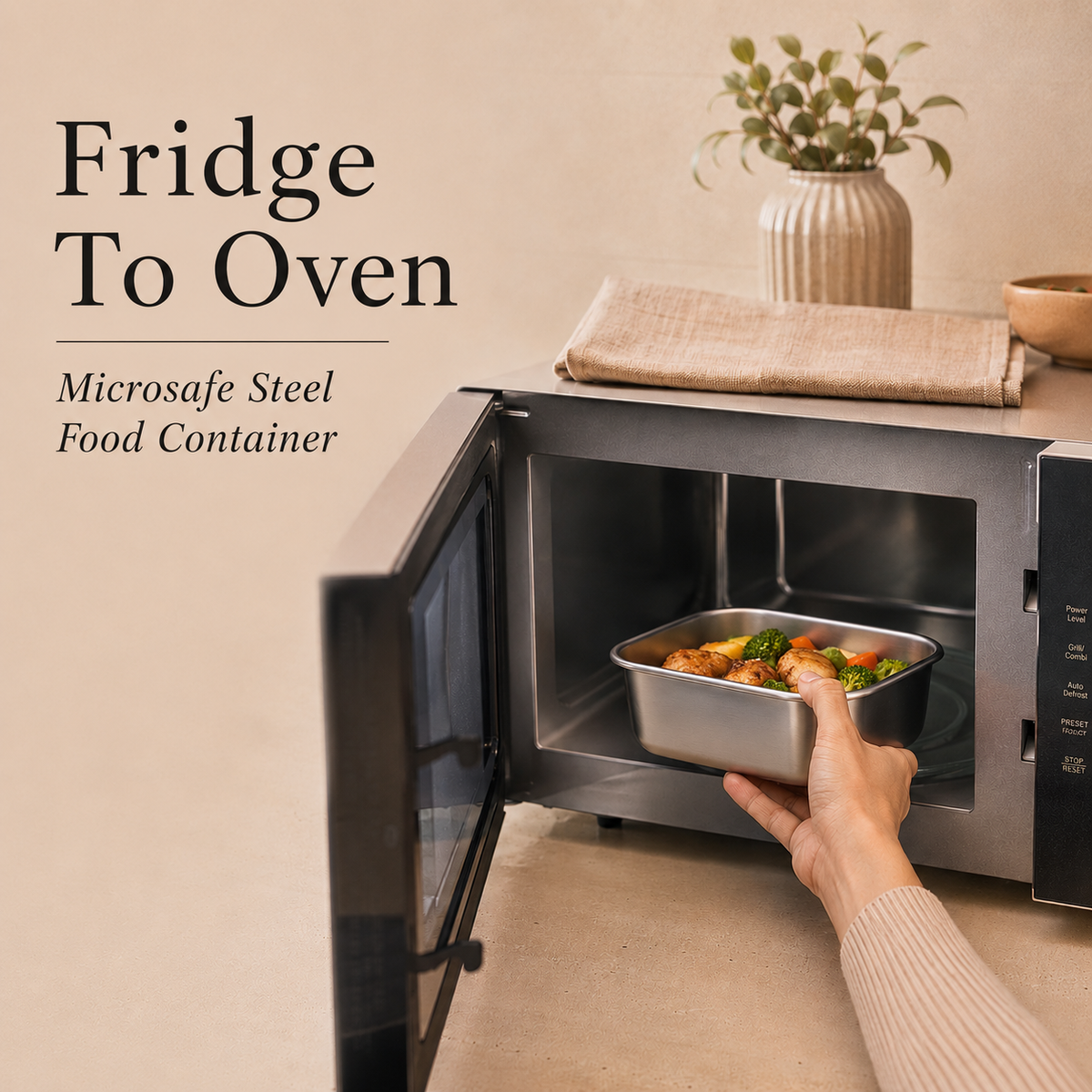 MICROSAFE FOOD CONTAINER F2O SQUARE 1500ML