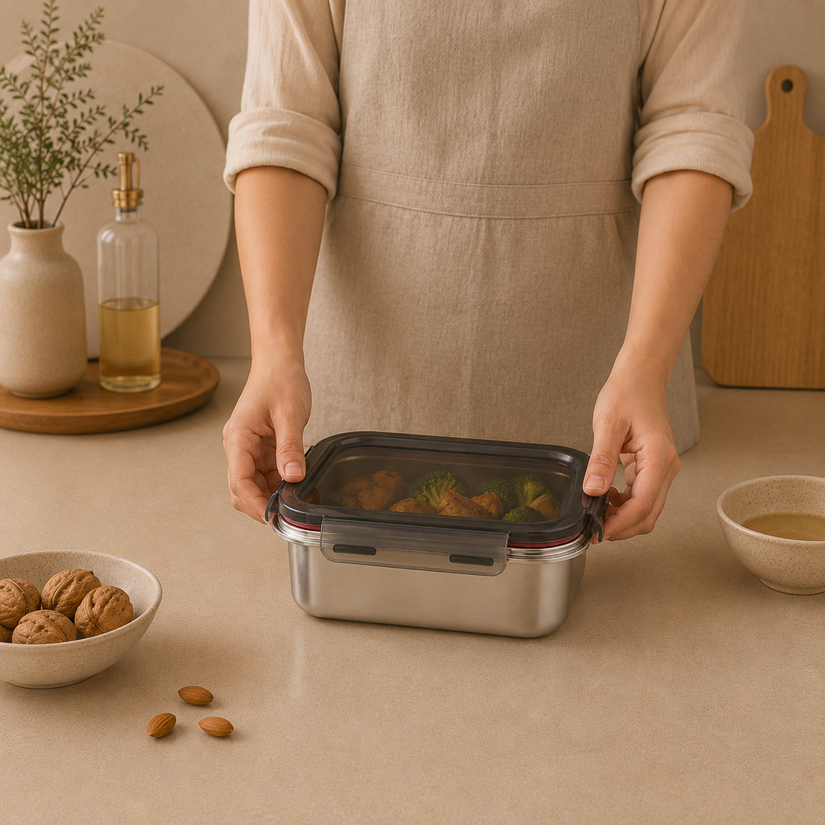MICROSAFE FOOD CONTAINER F2O RECTANGLE 650ML