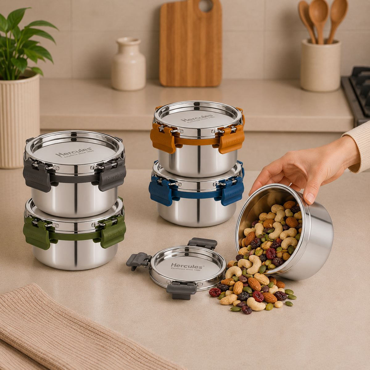 Hercules Stainless Steel Storage Container SA10202 | 400ml