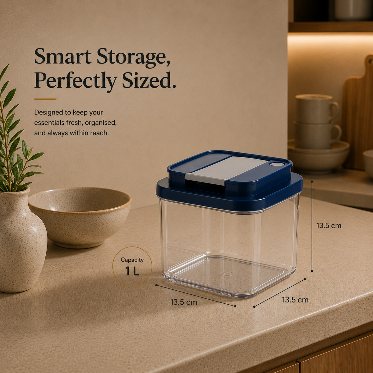 Vacuum Seal Storage Container - 1.0L