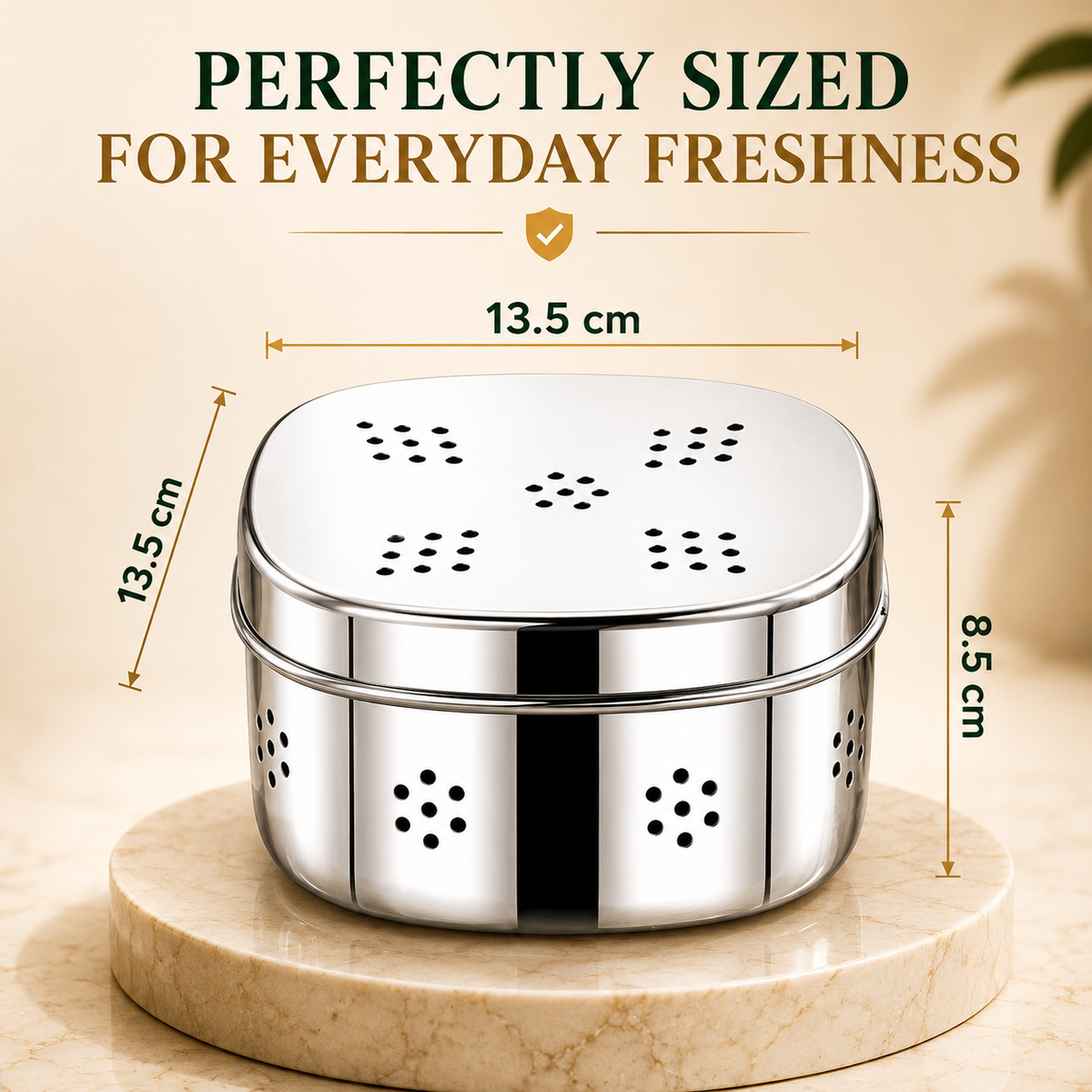 CONTAINER FRIDGE DEEP SQ BIG SS