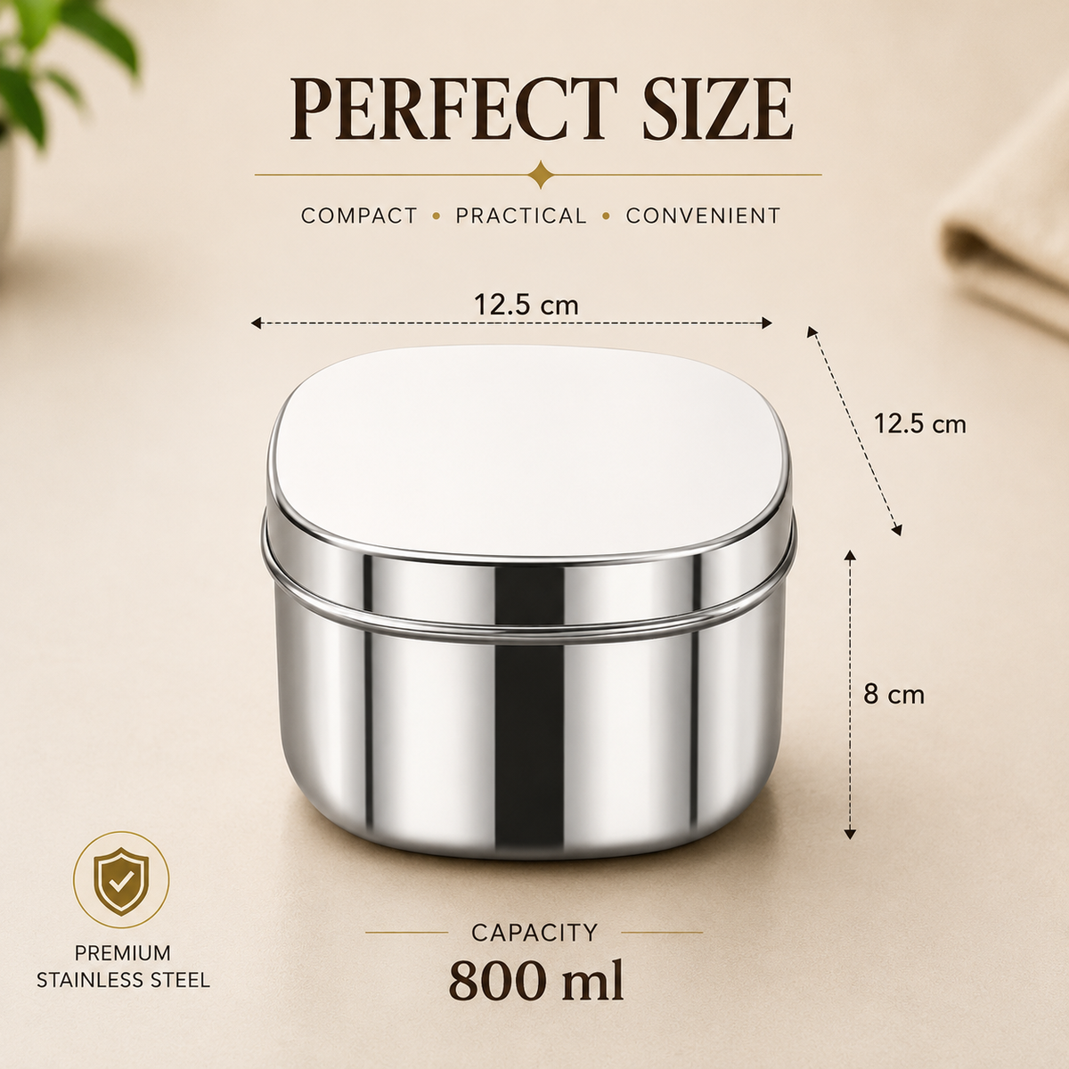 SQUARE DEEP DABBA NO. 2