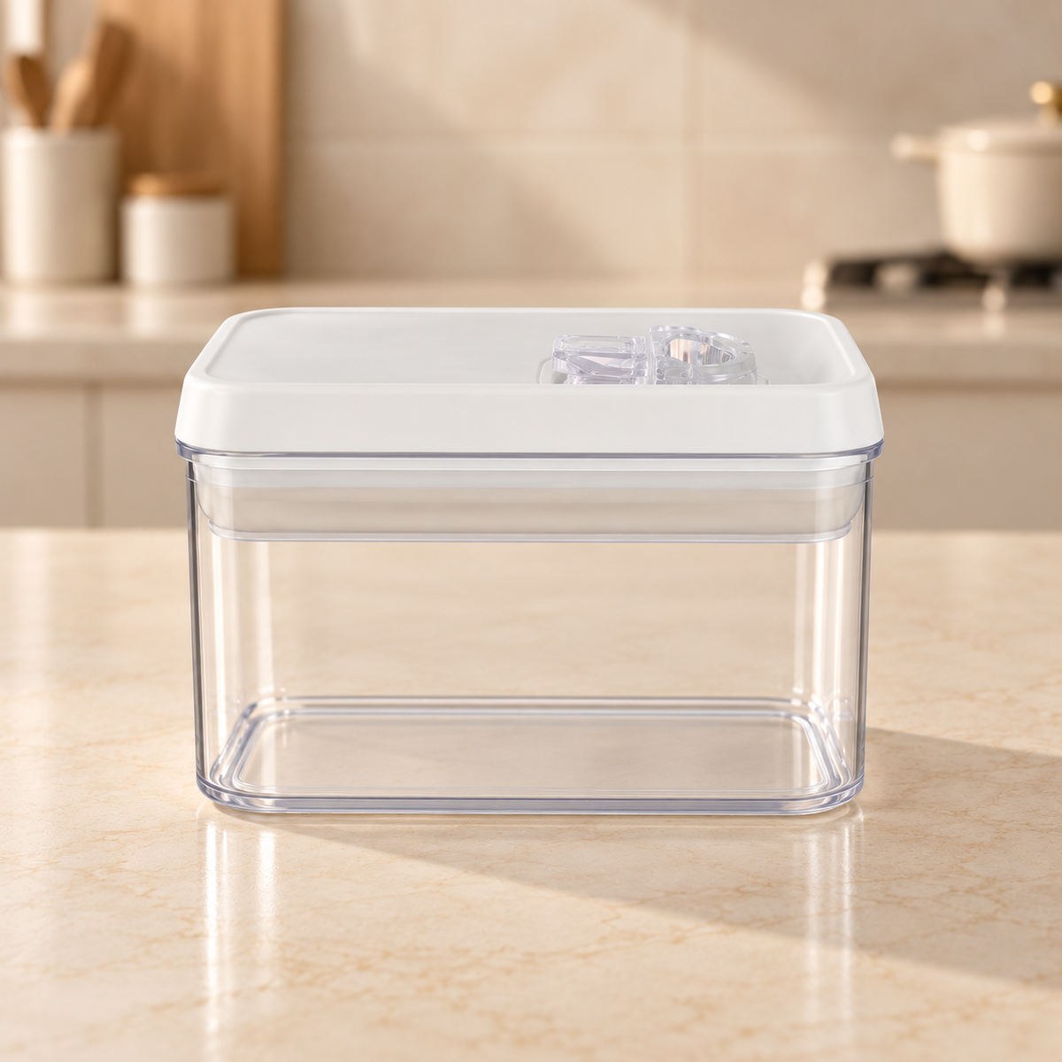 Felli NLG4604A white-lid storage container — Empty product