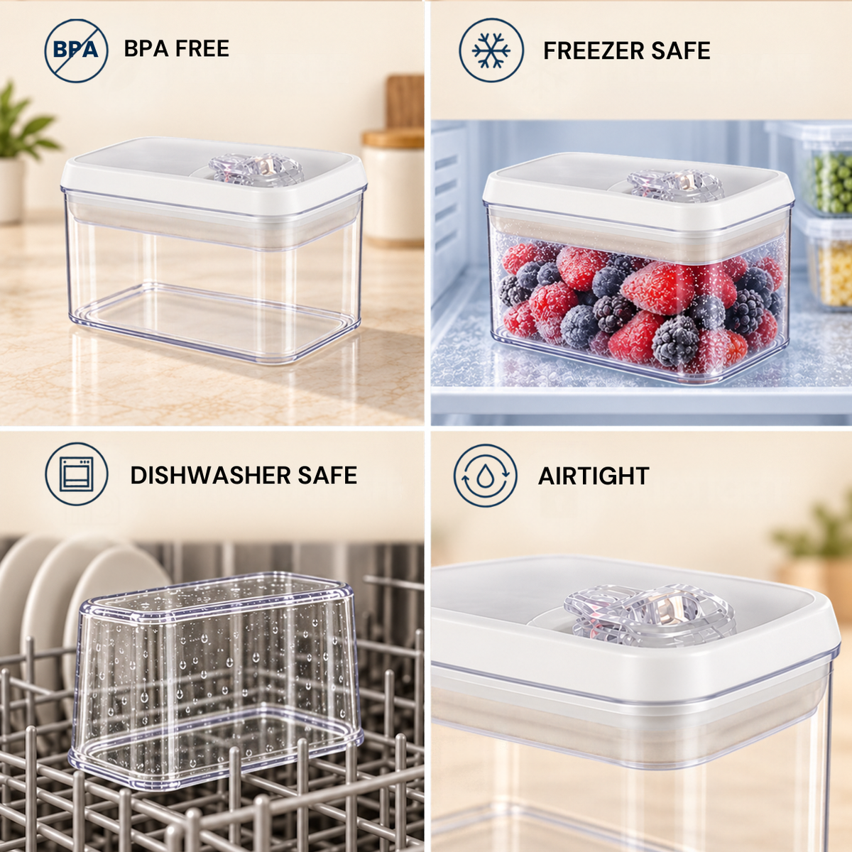 Felli NLG4604A white-lid storage container — Features