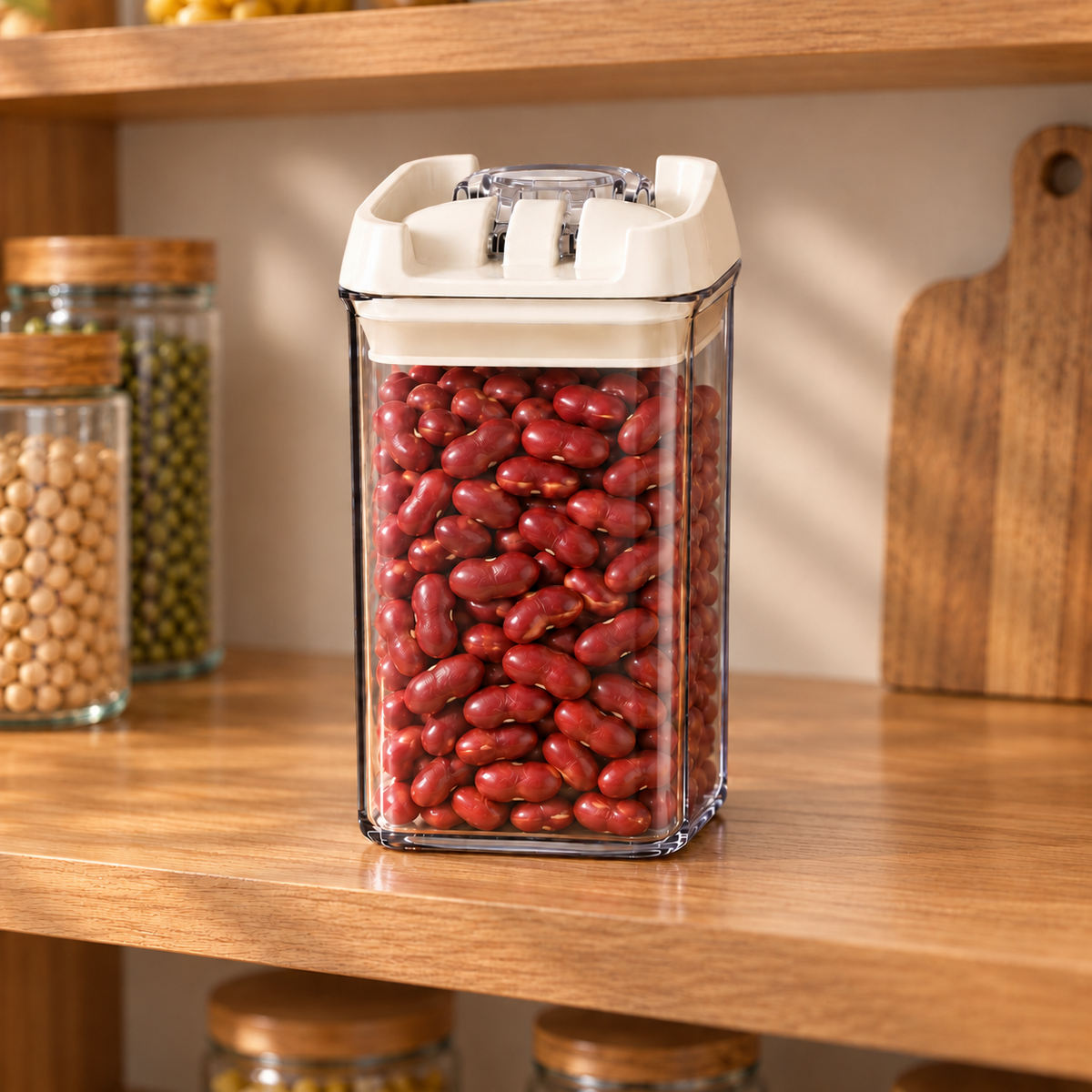 Felli NLQ305A white-lid storage container — Filled or in-use product