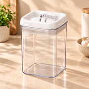 Felli NLQ406A white-lid storage container — Empty product