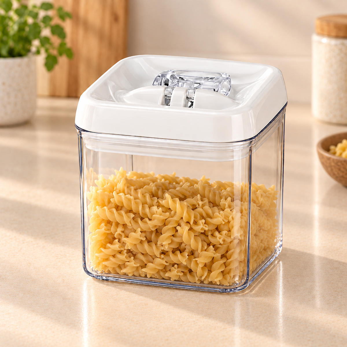 Felli NLQ505A white-lid storage container — Filled or in-use product