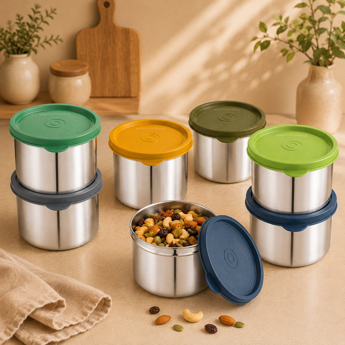 Hercules Stainless Steel Storage Container AL13302 | 525ml