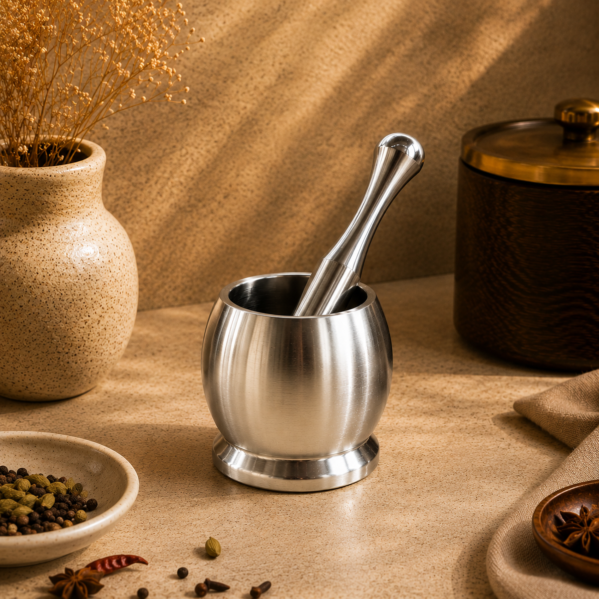 Toral Khalbatta (Mortar & Pestle) Matka Large - 3