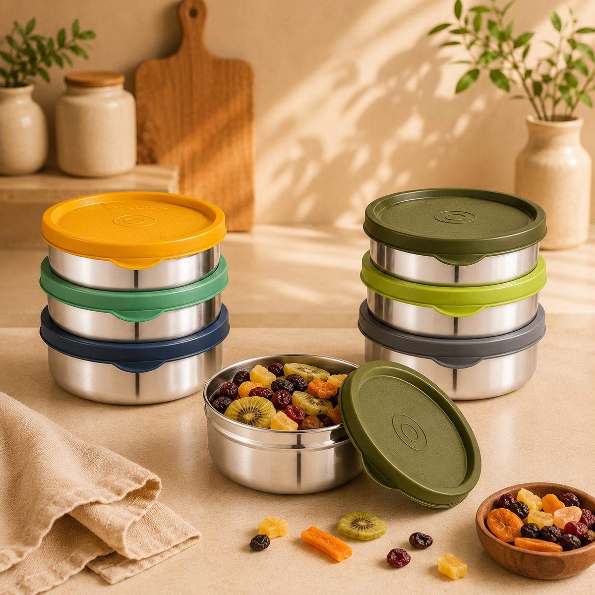 Hercules Stainless Steel Storage Container AL13300 | 275ml