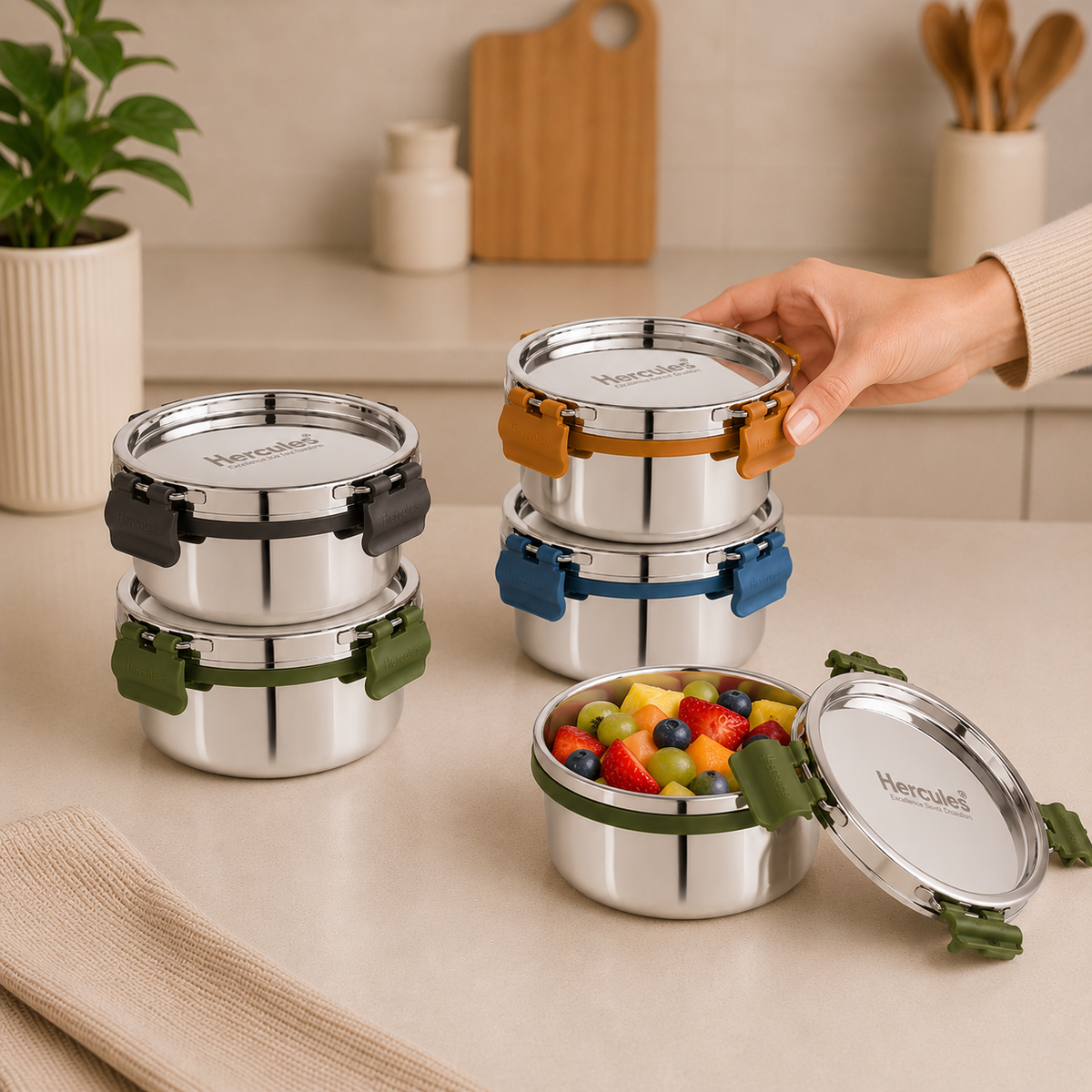 Hercules Stainless Steel Storage Container SA10301 | 360ml