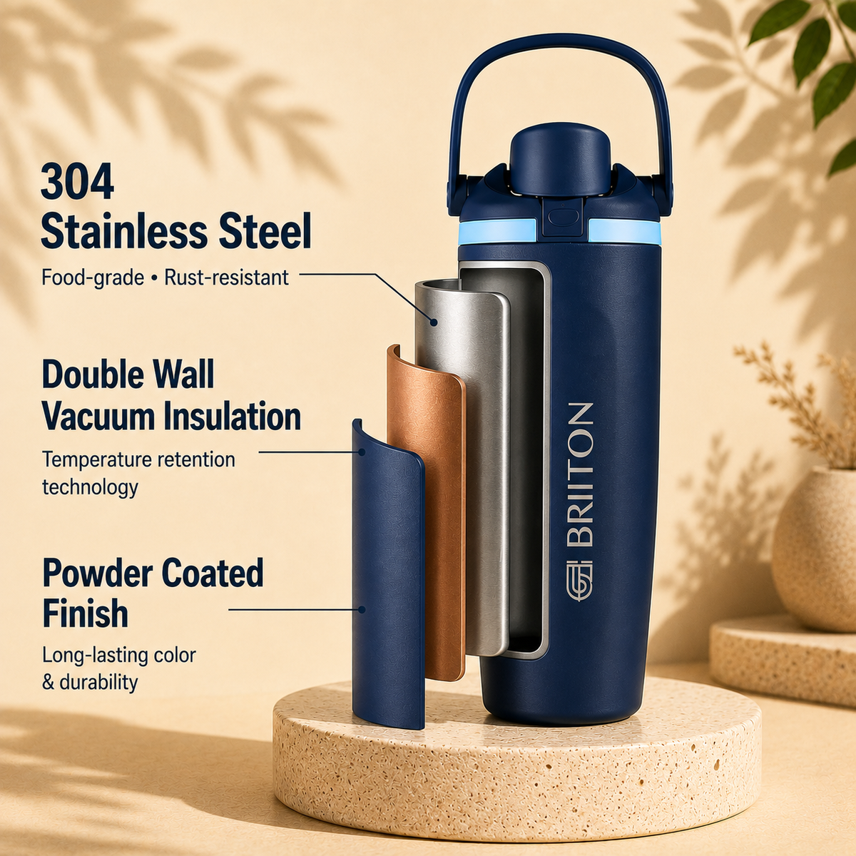 VACCUUM BOTTLE AUSTRIUM-2 C-1000 950ML