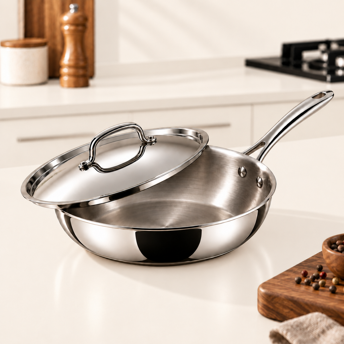 Stahl Fry Pan 4422 image 1