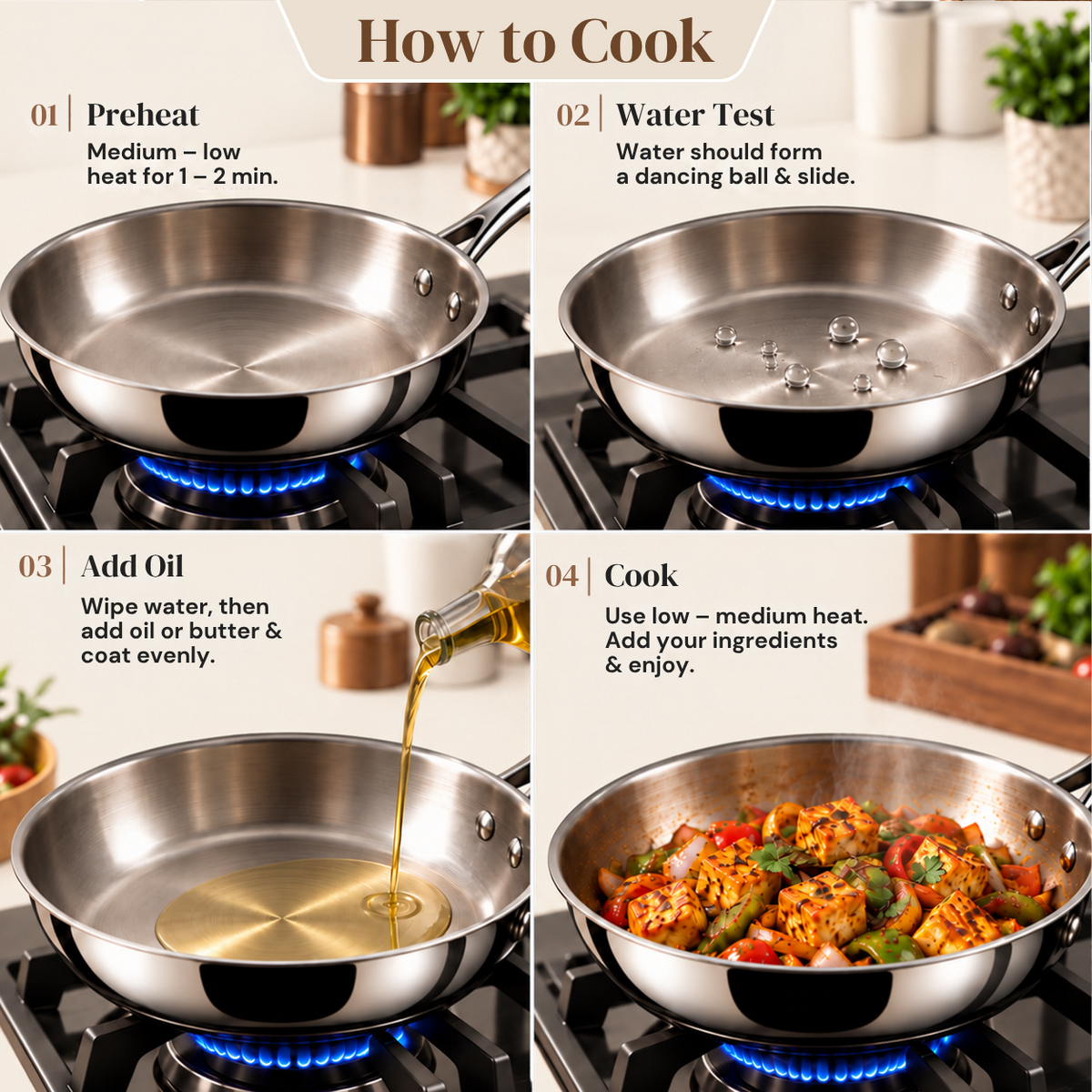 Stahl Fry Pan 4422 image 6