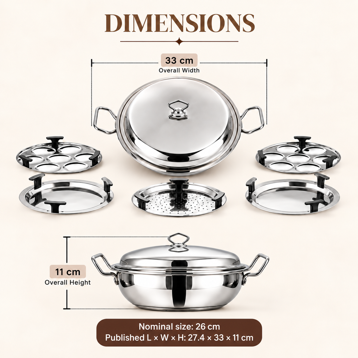 KADAI MULTI DELUX 26CM