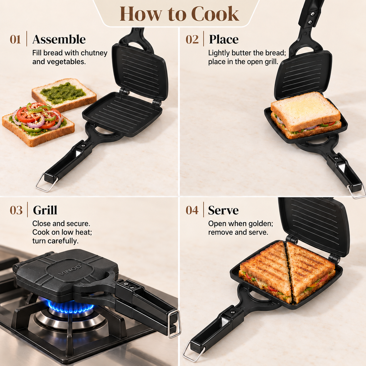 SANDWICH TOASTER ZEST