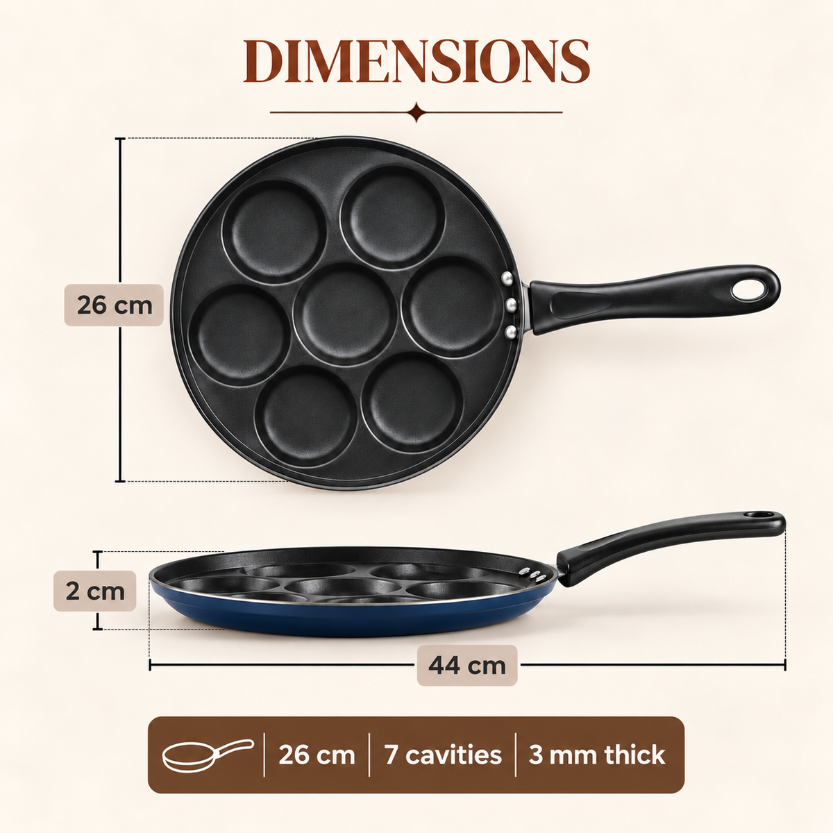 UTTAPPAM PAN MINI ZMUP