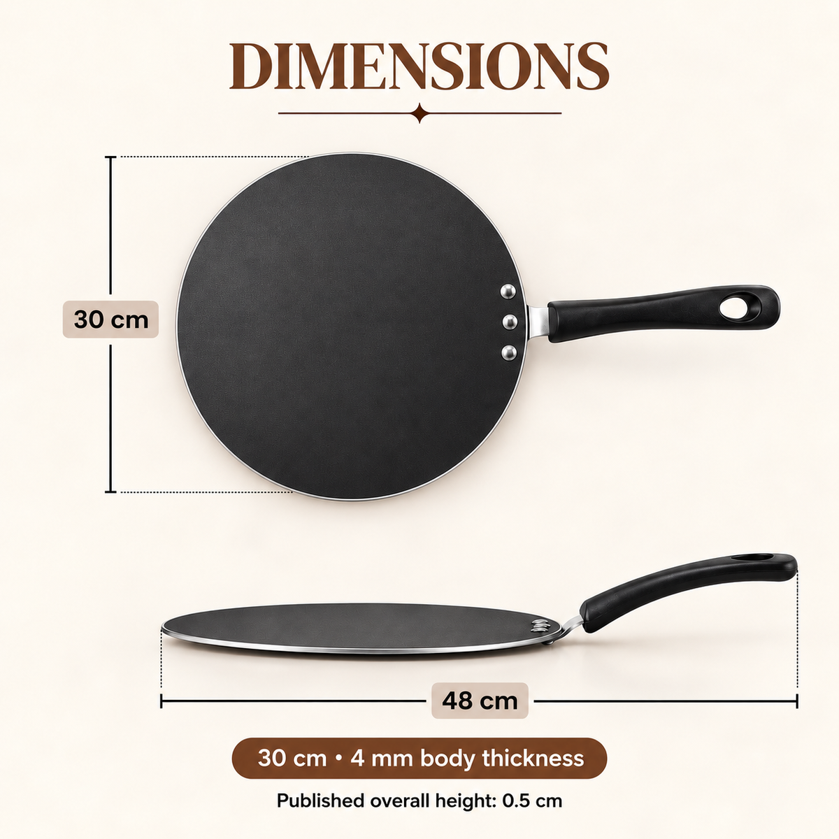 MULTI TAWA FLAT ZFMT30 30CM 4MM