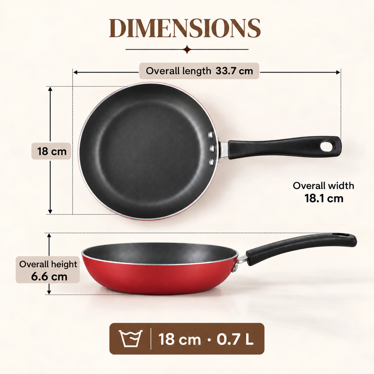 FRY PAN ZFP18 18CM