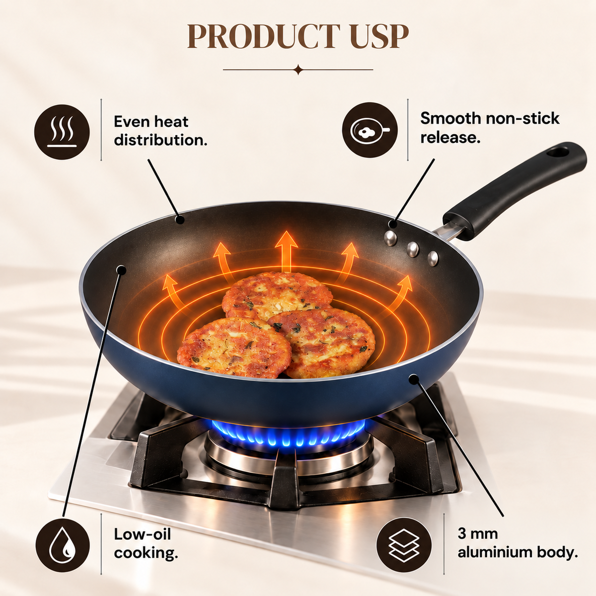 FRY PAN ZFP20 20CM