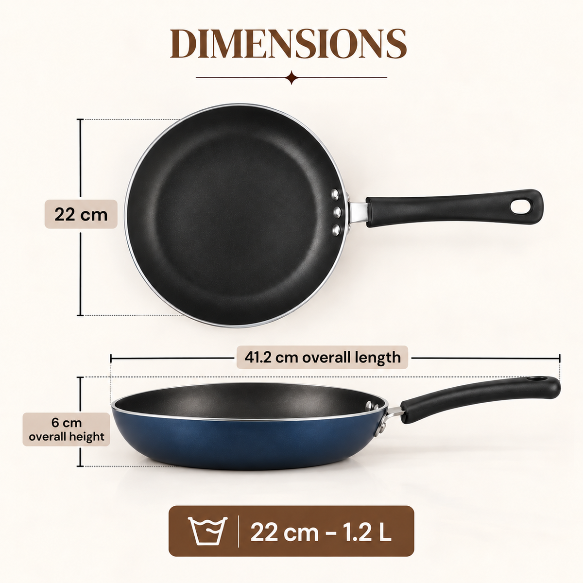FRY PAN ZFP22 22CM