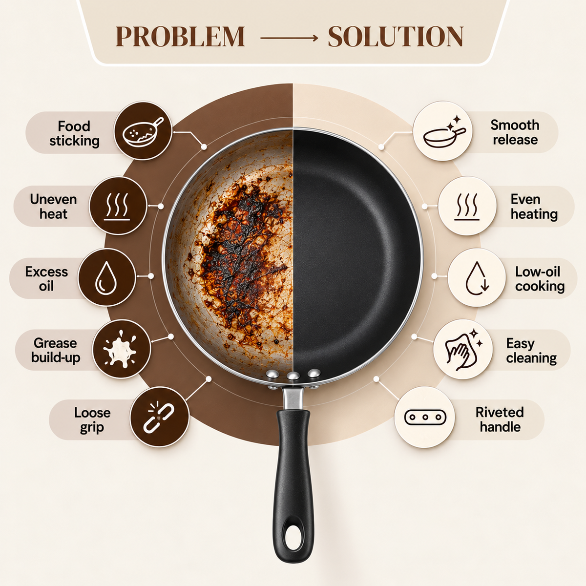 FRY PAN ZFP22 22CM