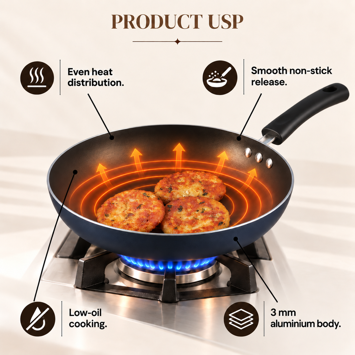 FRY PAN ZFP24 24CM