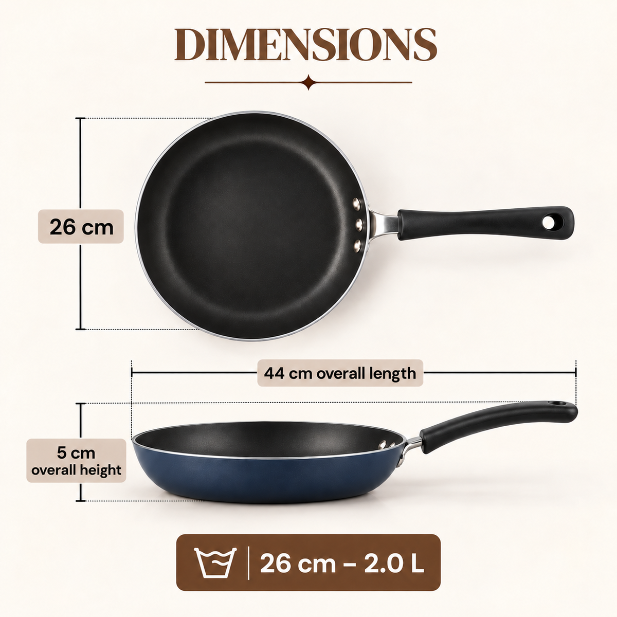 FRY PAN ZFP26 26CM