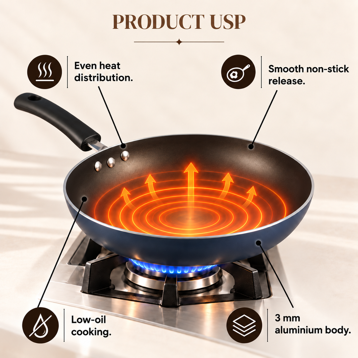 FRY PAN ZFP26 26CM
